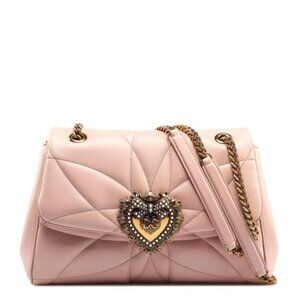 Dolce & Gabbana Quilted Nappa Leather  Devotion bag